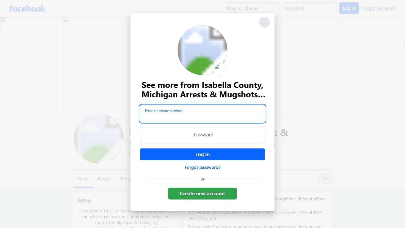 Isabella County, Michigan Arrests & Mugshots - RecentlyBooked.com | Facebook