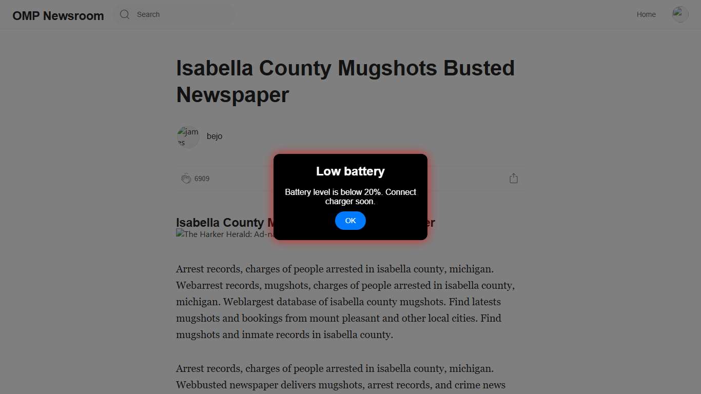 Isabella County Mugshots Busted Newspaper